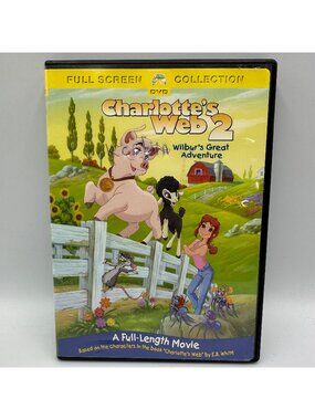 Charlottes Web 2 Wilburs Great Adventure Full Screen DVD Universal 2003 Family